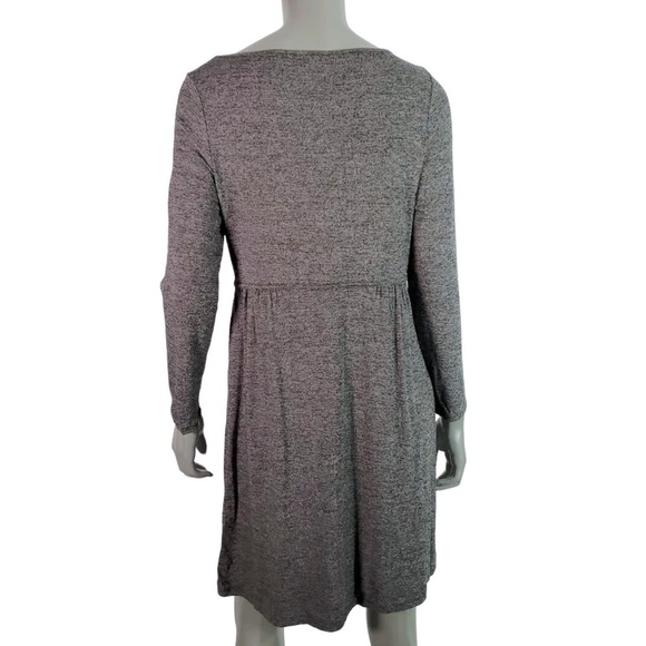 J. Jill Wearever Collection Grey Long Sleeve Dress - Picture 2 of 12